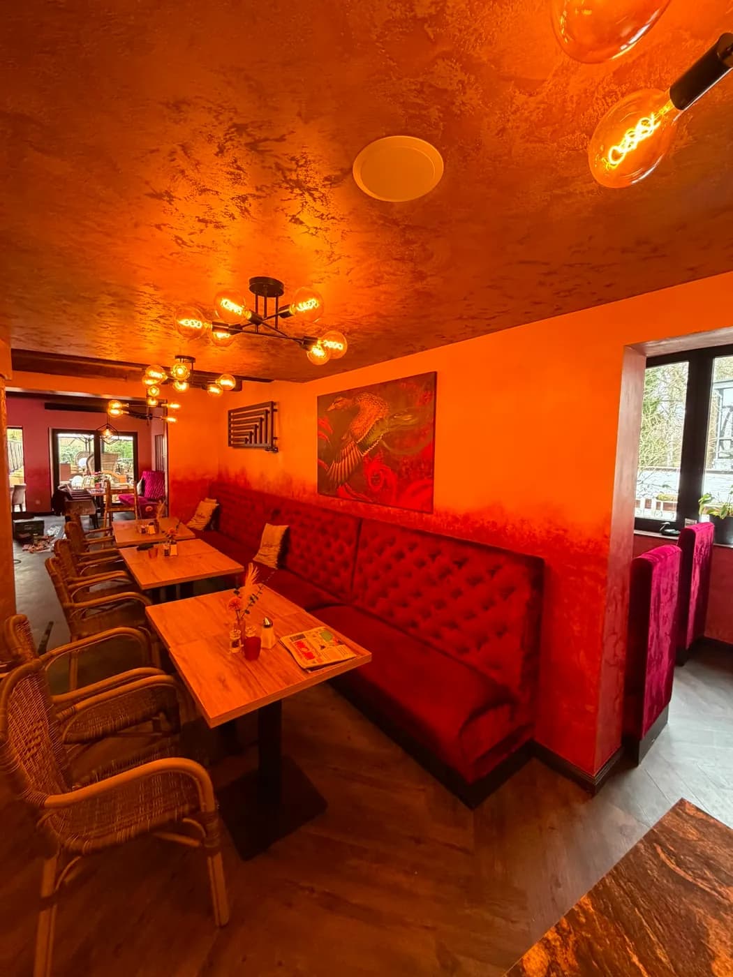 Sitzbereich im Restaurant Entlein
