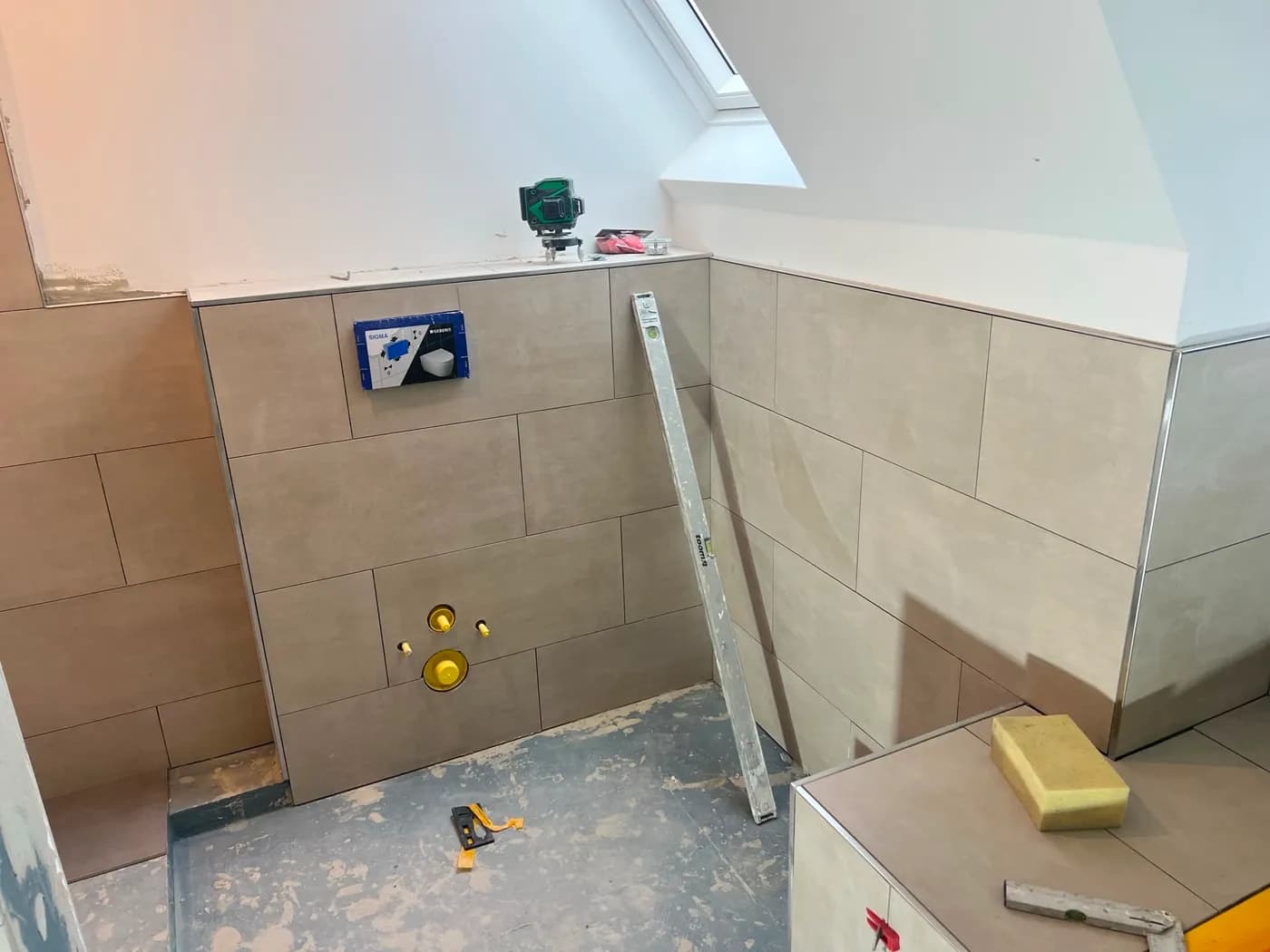 Fliesenarbeiten im Bad